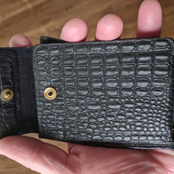 Vintage wallet black alligator skin - Picture 8 of 8